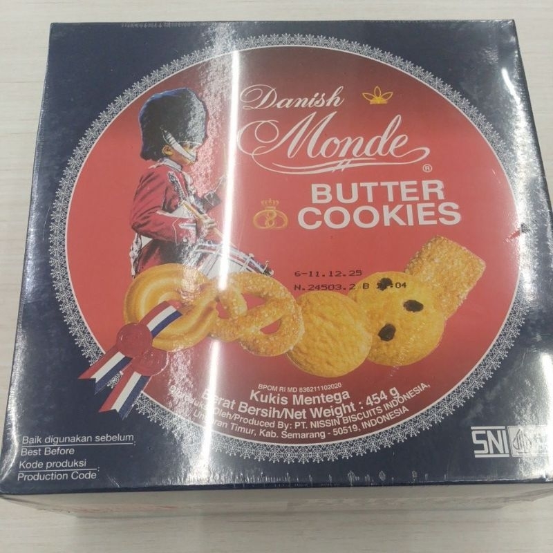 

MONDE BUTTER COOKIES 454GR