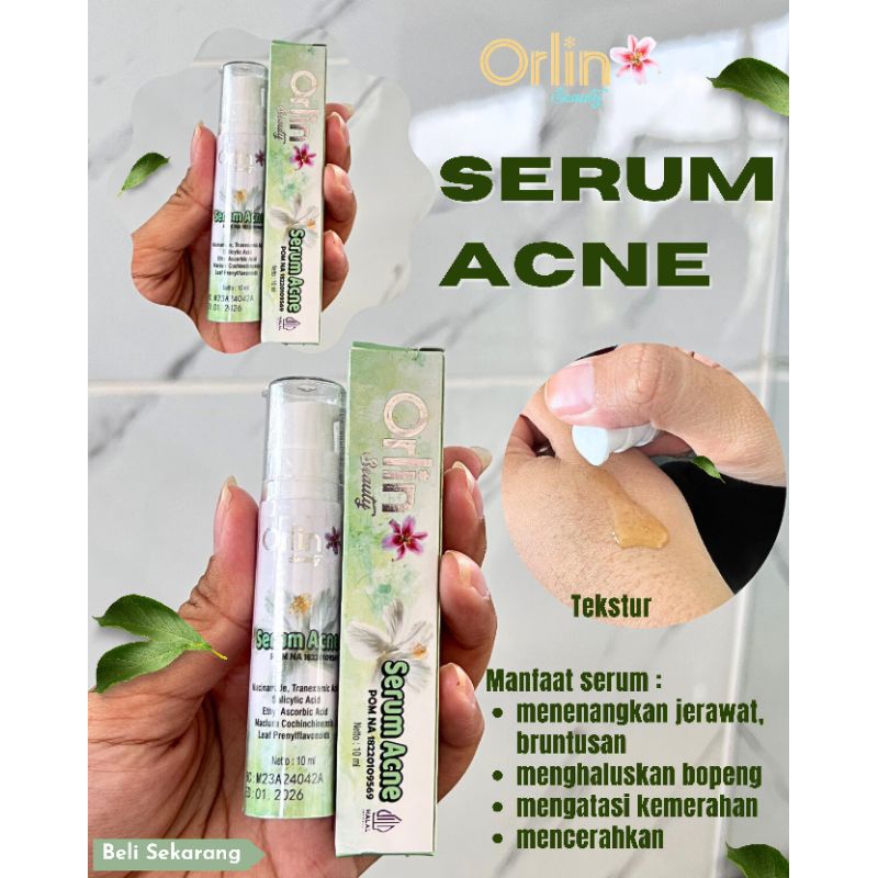 ACNE SERUM ORLIN / SERUM ACNE / SERUM JERAWAT / KRIM ACNE / KRIM JERAWAT / PENGHILANG JERAWAT / SERU
