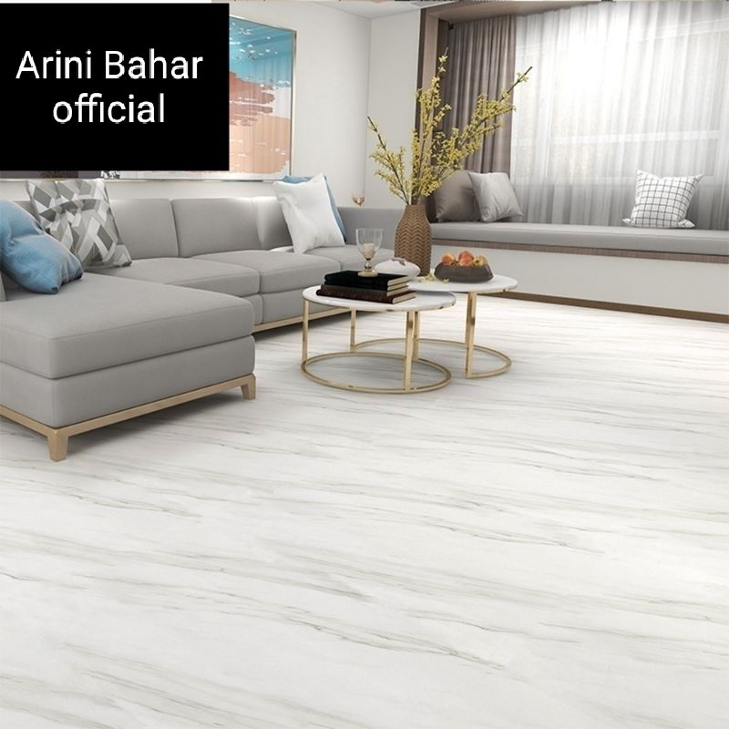 Wallpaper Sticker Lantai Marmer Sticker Lantai Tile