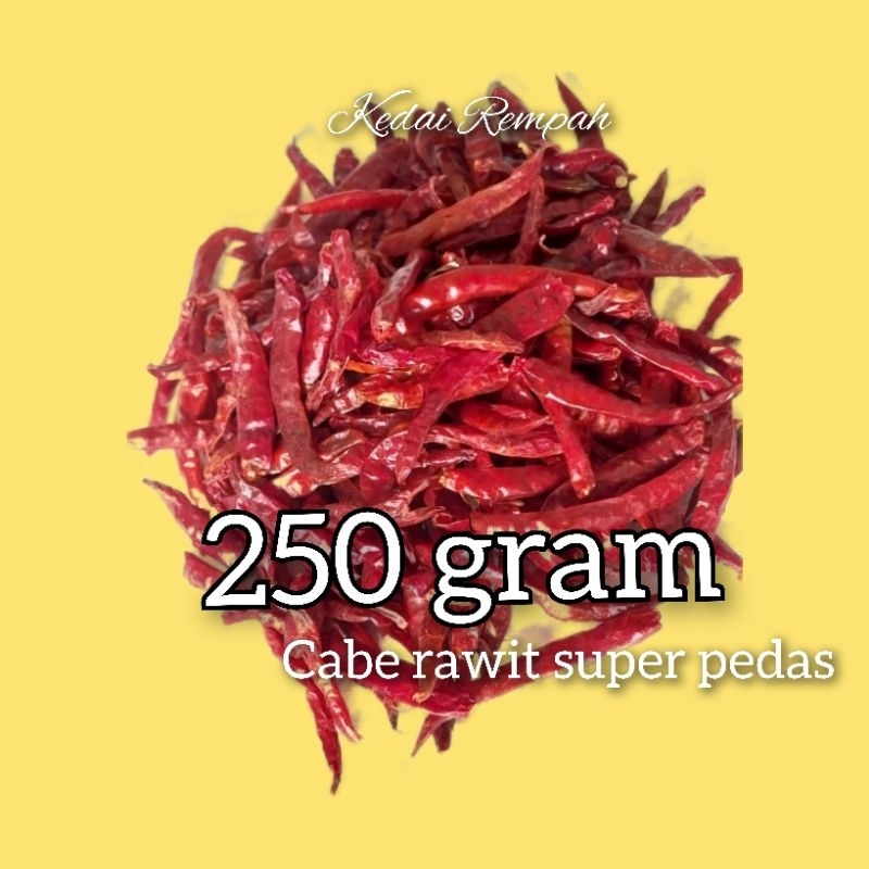 

Kedai Rempah Cabe Rawit Super Pedas 250 gram