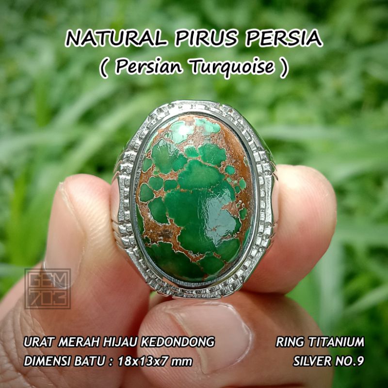 NATURAL PIRUS PERSIA | URAT MERAH | HIJAU KEDONDONG | NO STABILIZED