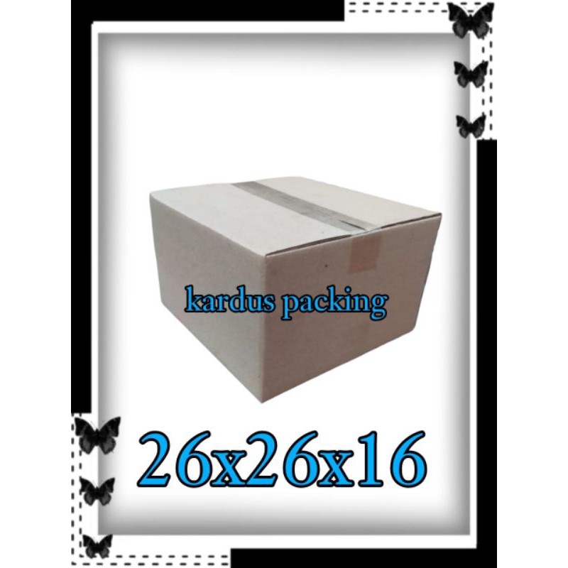 

kardus besar UK 26x26x16 kardus packing kardus polos