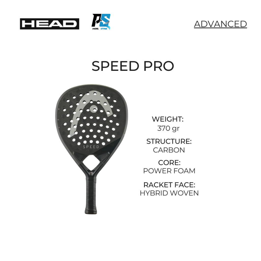 HEAD SPEED PRO 25 PADEL RACKET | RAKET PADEL RAKET HEAD