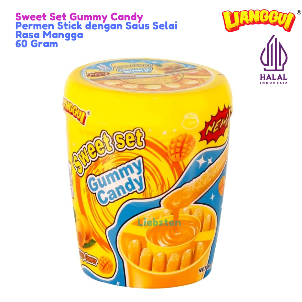 

[HALAL] Lianggui Permen Stick Viral Sweet Set Gummy Candy 60 Gr