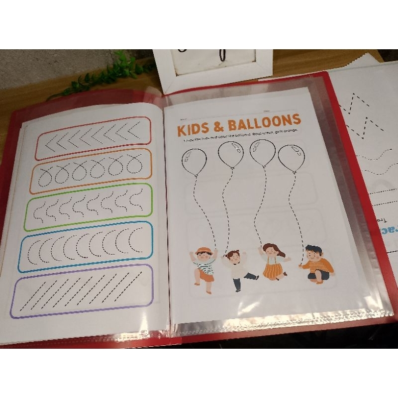 

Lembar Belajar Pra sekolah Tracing & Coloring Vol 0