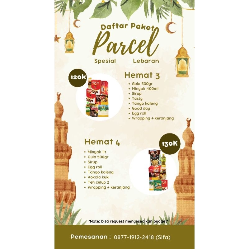 

Parcel lebaran idul Fitri Paket hemat 3