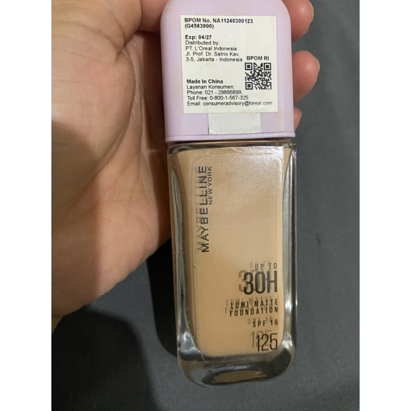 preloved foundation maybelline