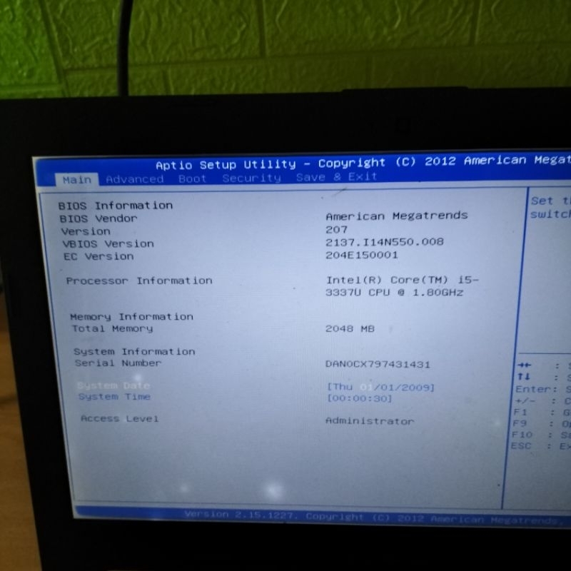 Motherboard Mainboard Mobo Mesin Normal Laptop Asus A46C K46C