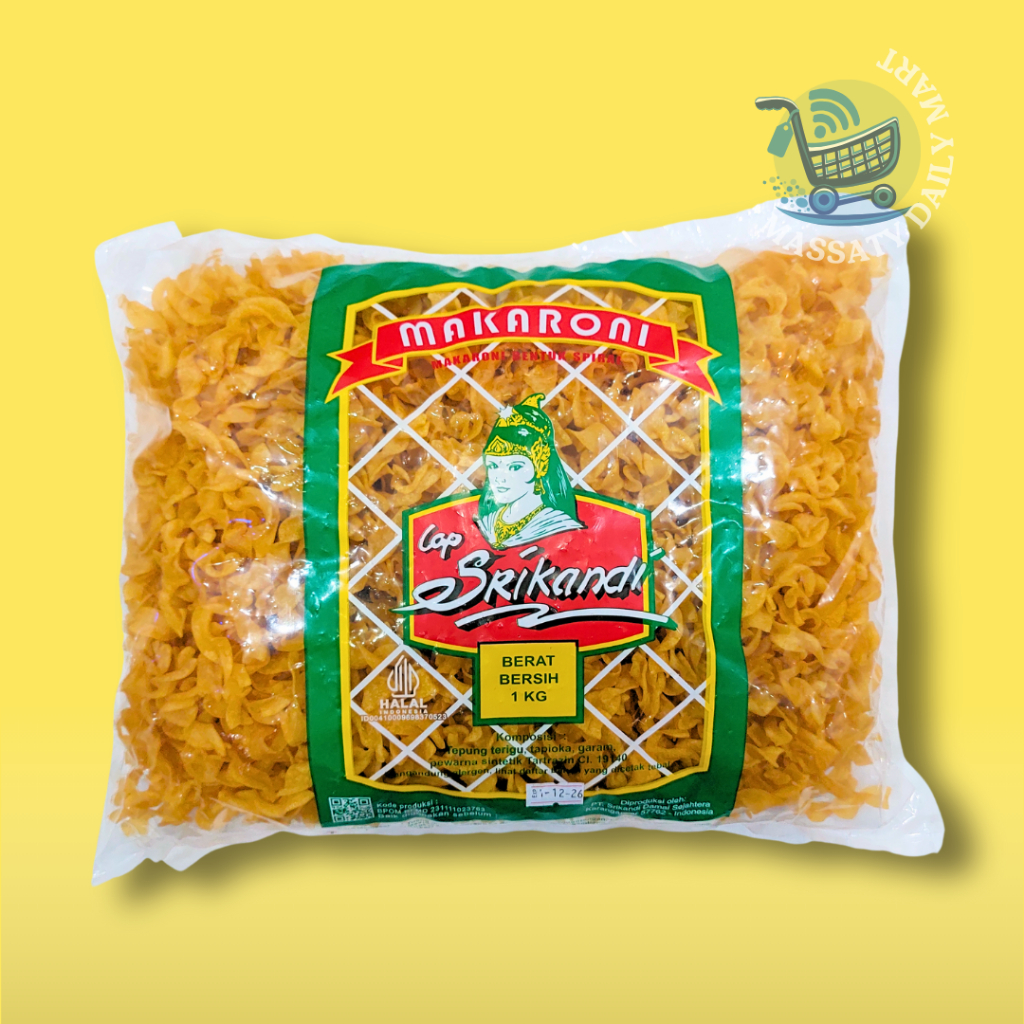 

MAKARONI CAP SRIKANDI BENTUK ULIR SPIRAL 1KG