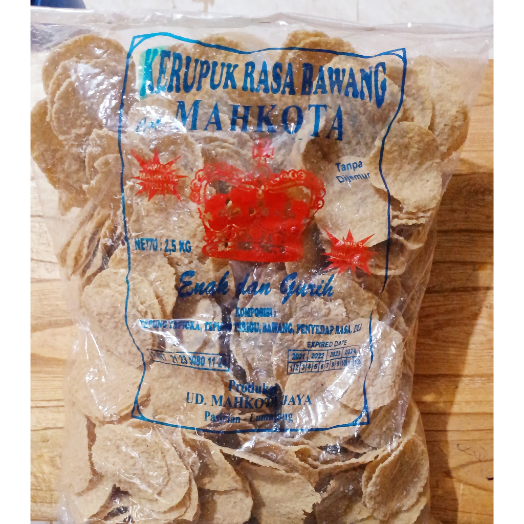 

Kerupuk Nasi Cap Bawang (250 Gram)