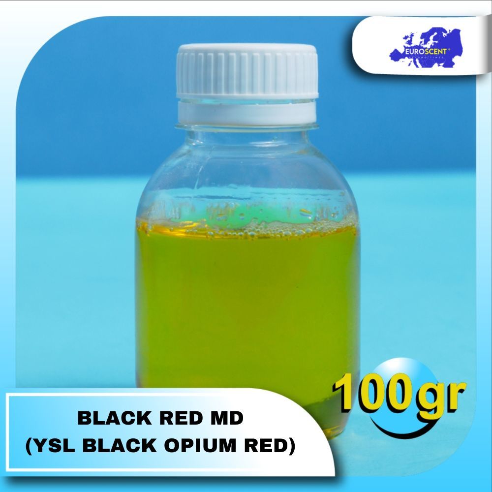 BLACK RED MD BIBIT PARFUM BY EURO SCENT KEMASAN REPACK 100GR