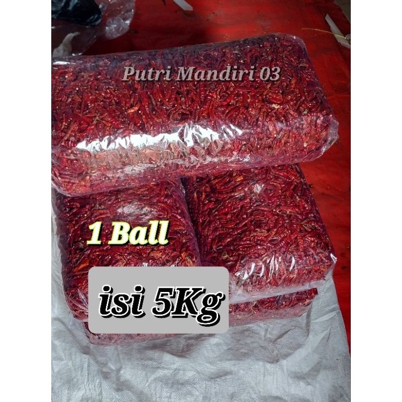 

5Kg CABE RAWIT KERING IMPOR / TANPA TANGKAI/ PEDAS MEDIUM QUALITY