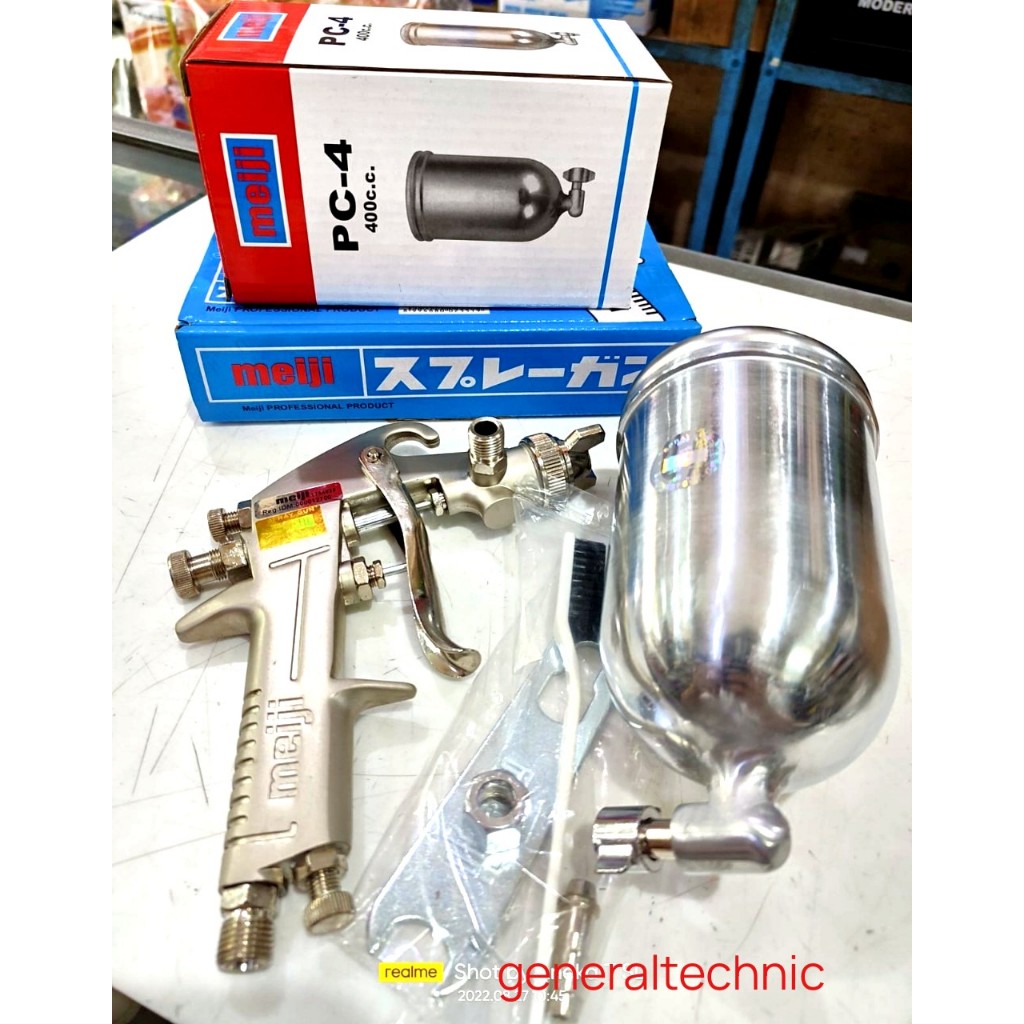 Spray Gun F75G Meiji Spray Gun Meiji F75G Tabung Atas