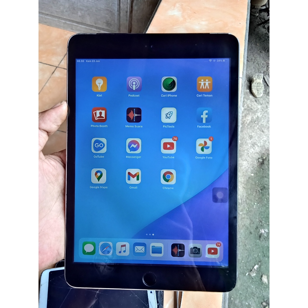 ipad mini 3 minus deskripsi