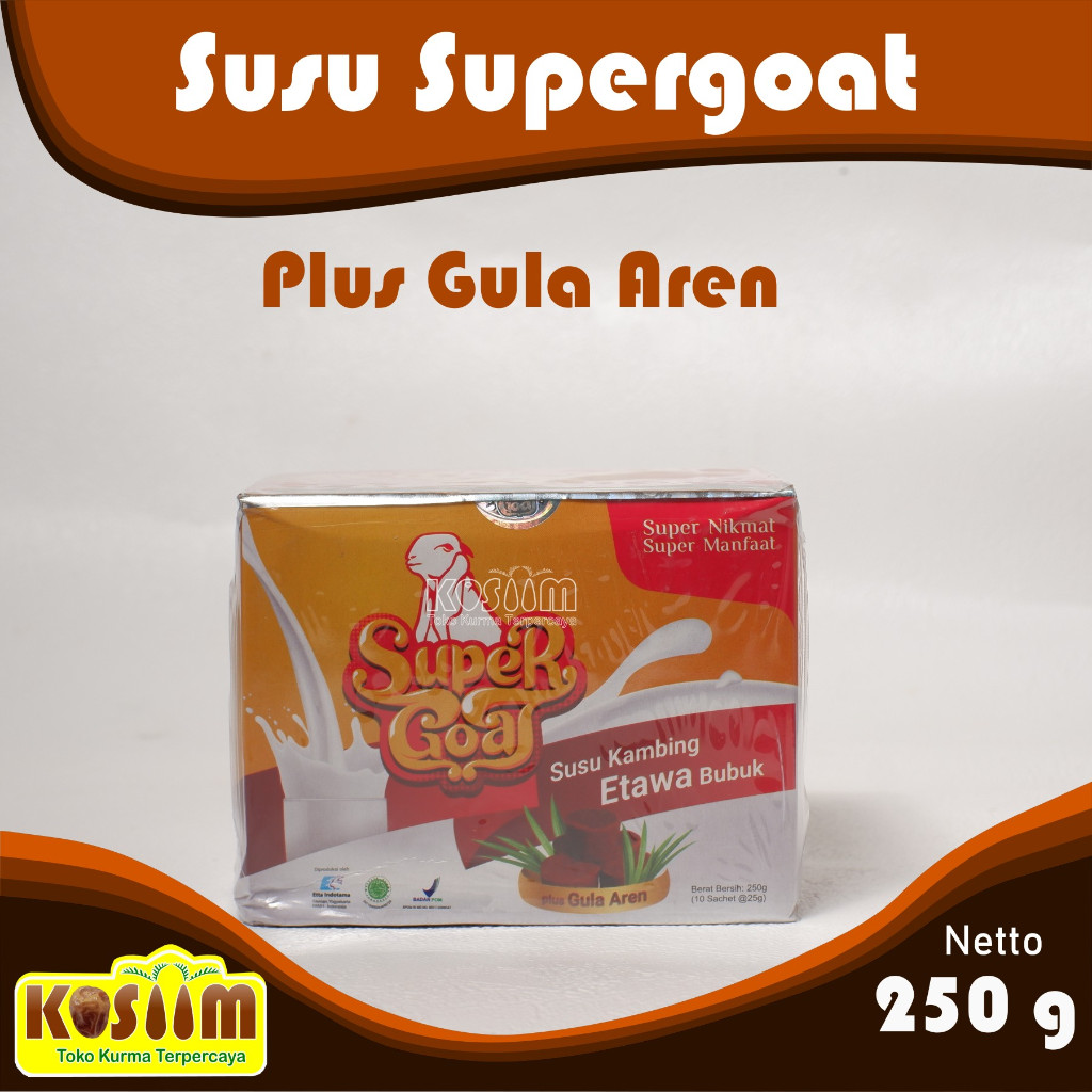 

2 box free 3 sachet Susu Supergoat / susu kambing gula aren