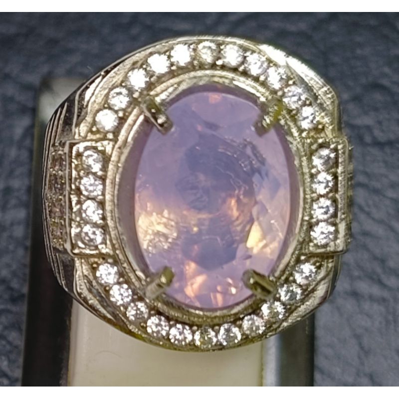 Natural lavender quartz + memo