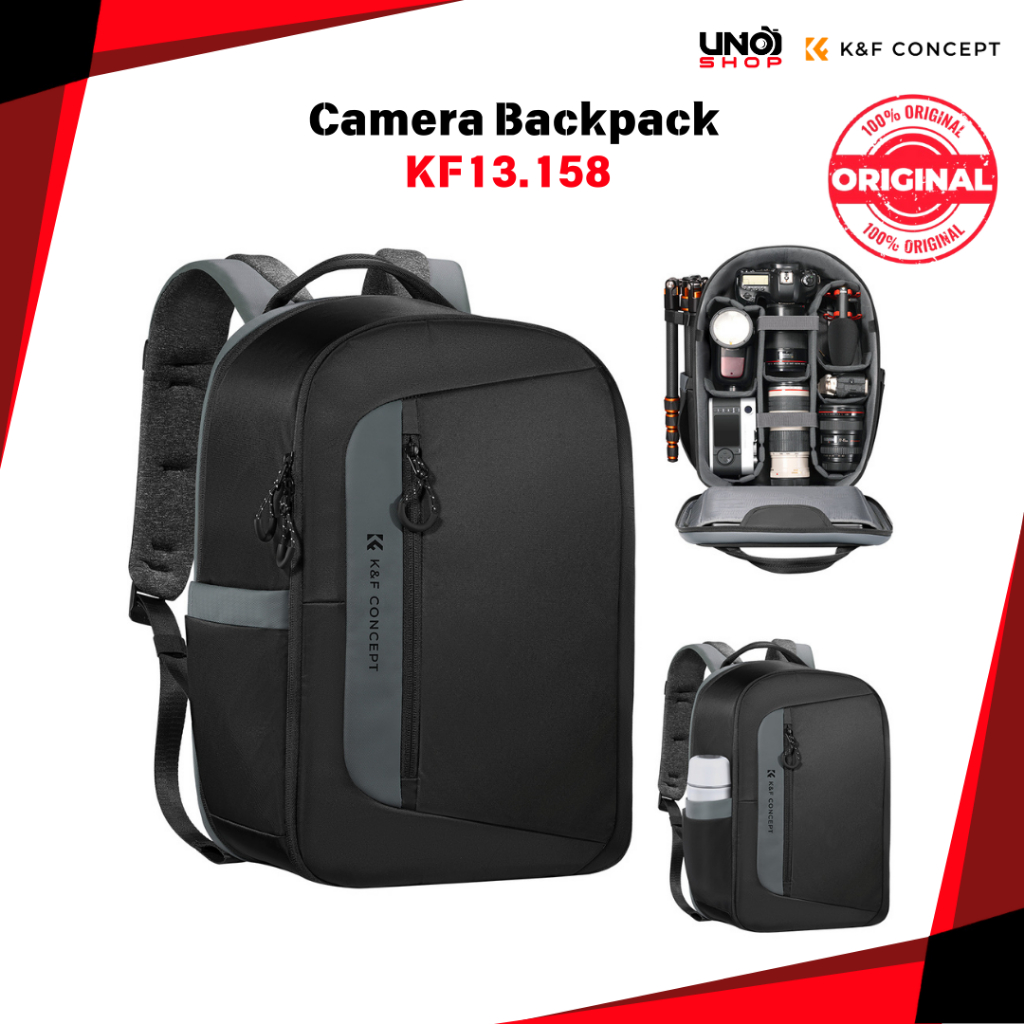 K&F Concept camera Backpack Photography KF13.158 Tas Kamera Ransel KNF for 15.6in Laptop Drone