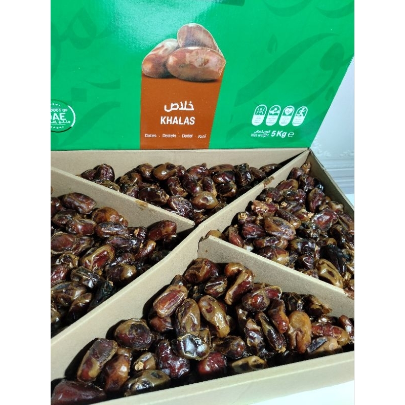 

KURMA KHALAS KEMASAN 1Kg-1/2Kg CURAH/OLEH-OLEH HAJI DAN UMROH