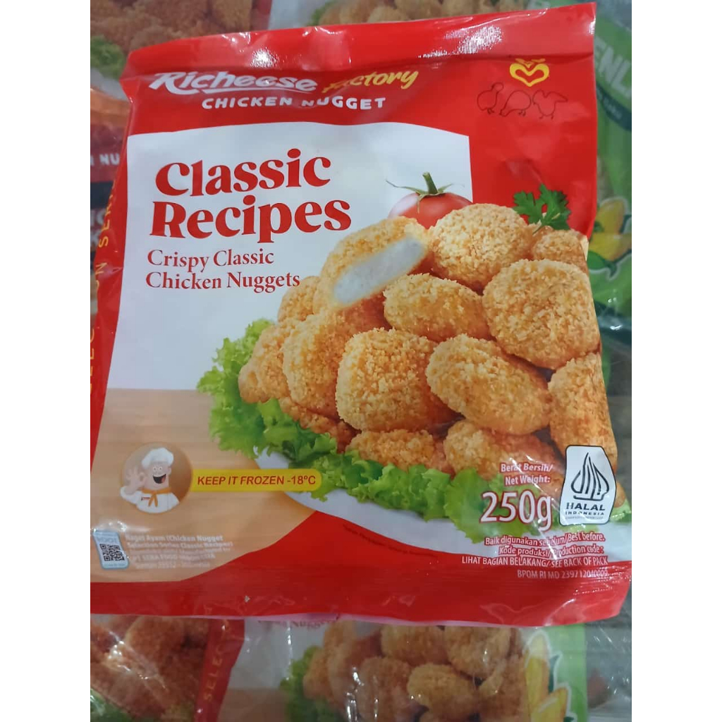 

Richeese Factory Chicken Nugget Classic Recipes 250gr