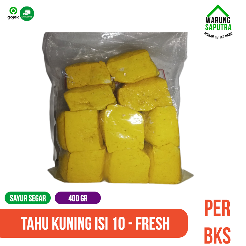 

Tahu Kuning Isi 10 Segar per bks