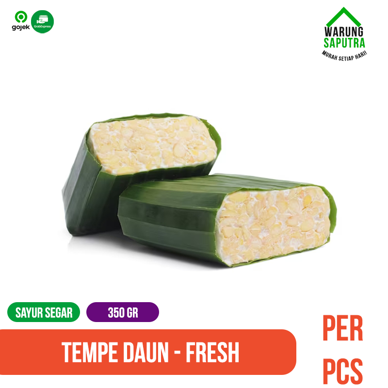 

Tempe Daun Segar per potong