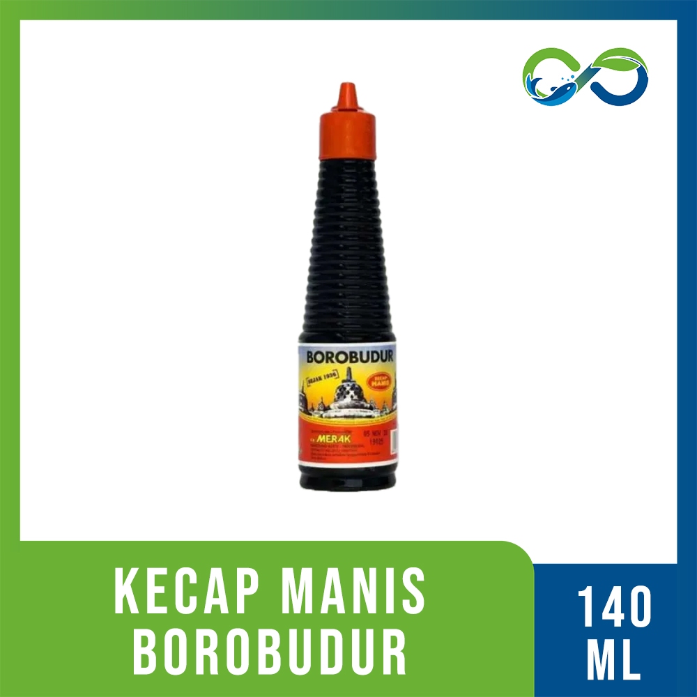 

[Aqua Eco Farm] Kecap Manis BOROBUDUR Botol 140ml,275ml Bandung