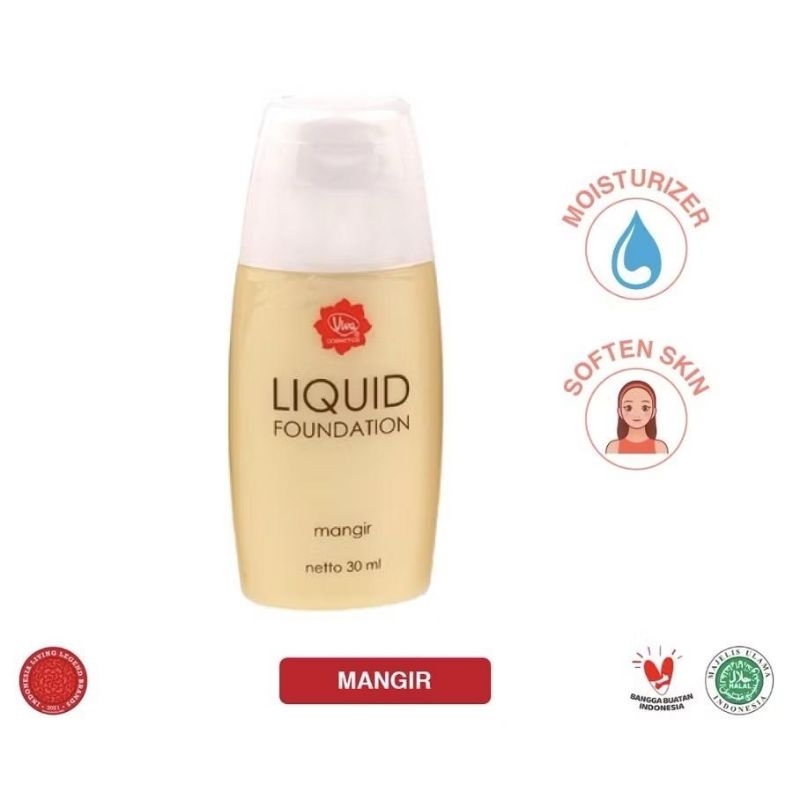 Viva Liquid Foundation 30mL | Viva Liquid Foundation With Bengkuang Ekstrak