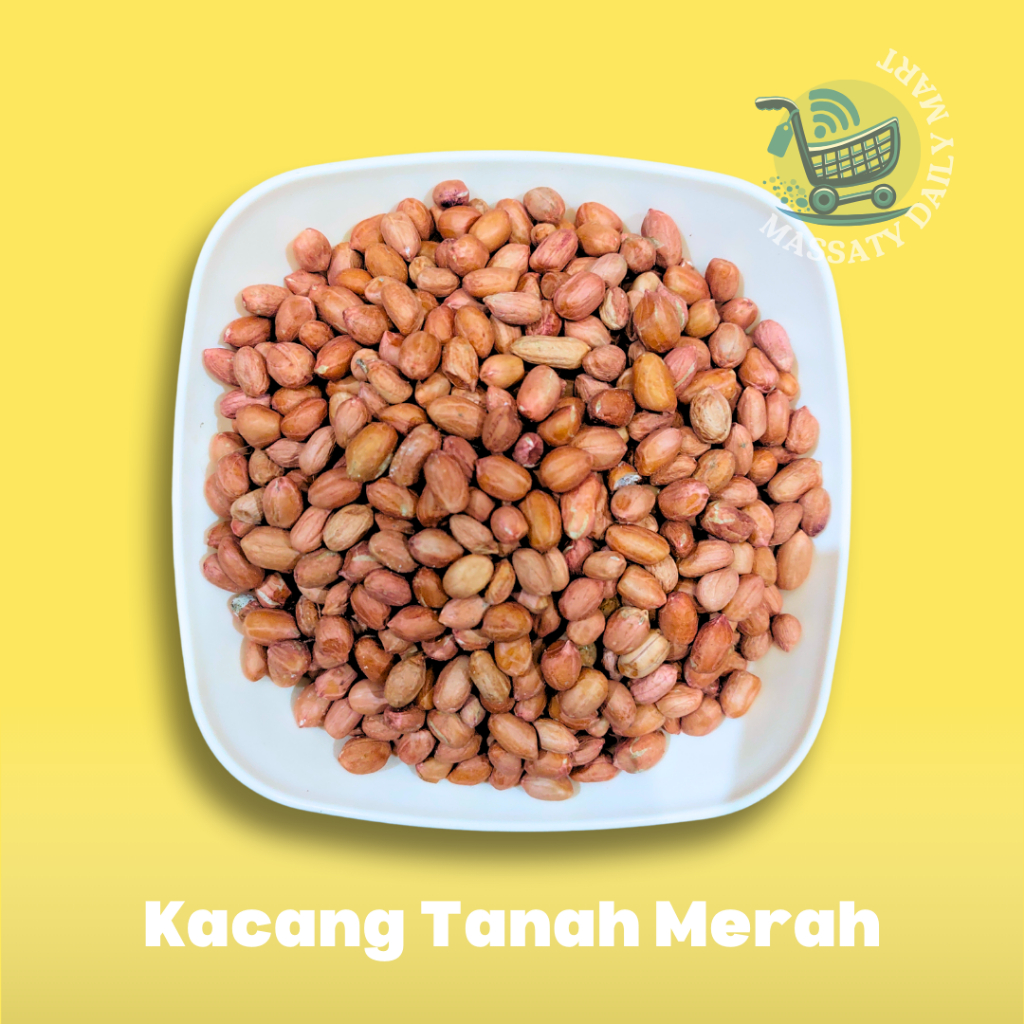 

KACANG TANAH MENTAH / WHOLE RAW PEANUT / KACANG TANAH KULIT MERAH 250 gram