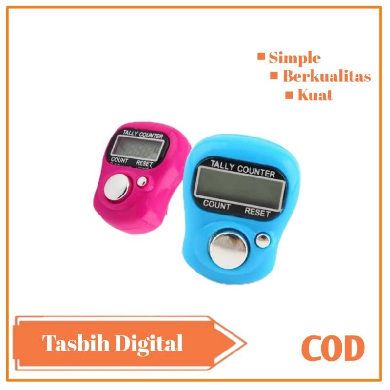 Tasbih Digital Mini | Tasbih Dzikir & Sholawat Praktis | Tasbih Elektronik Kompak