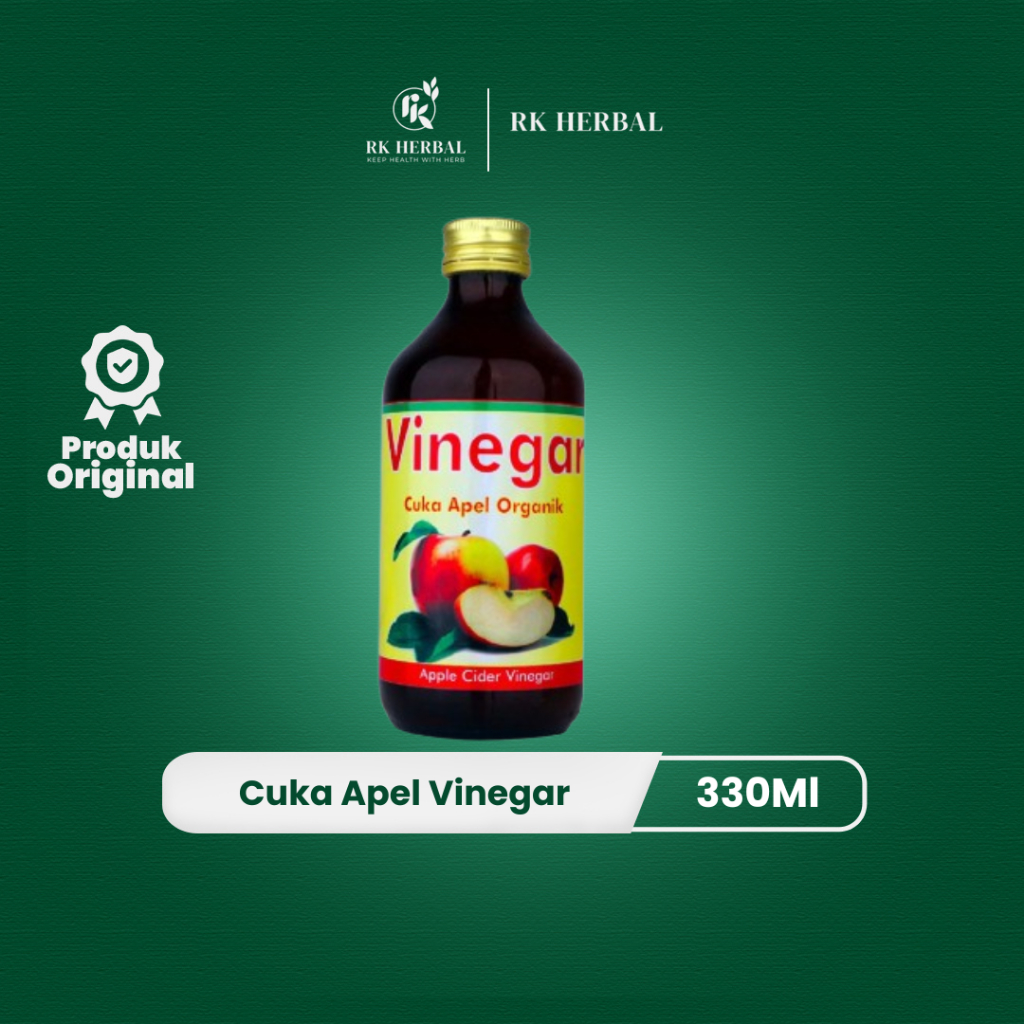 

VINEGAR - CUka Apel Apple Cider Vinegar Organic 330ml