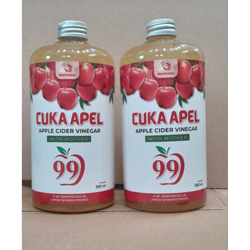 

CUKA APEL 99 WITH MOTHER / ISI 250ML DAN 500ML