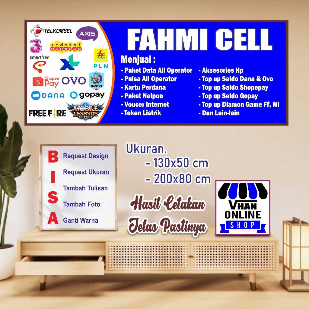 Cetak Banner Spanduk Keren Usaha Konter Design Bagus