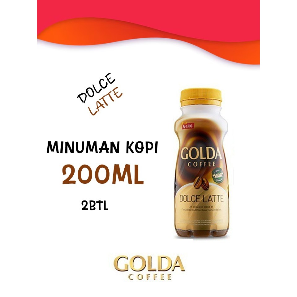 

Golda Coffee Minuman Kopi 200 ml DOLCE LATTE x2 Botol