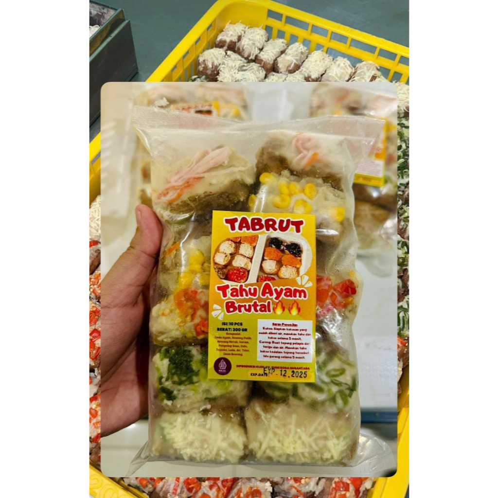 

Tahu brutal mix rasa 1pax isi 10pcs frozen