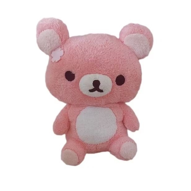Boneka Rilakkuma Pink Sakura Plush XL Size Jumbo Original