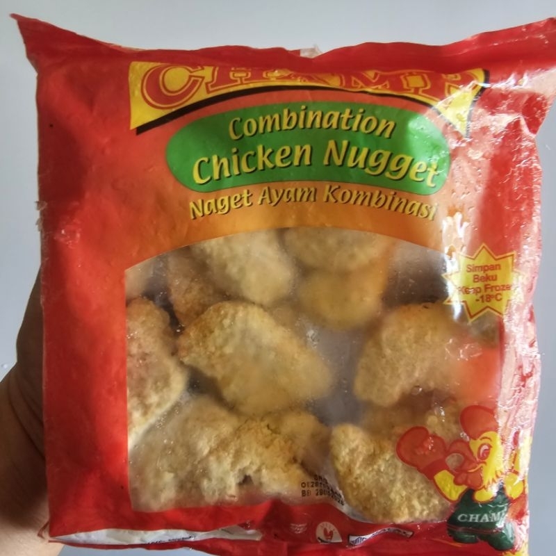 

Champ chicken nugget 500gr/Naget ayam champ 500gr