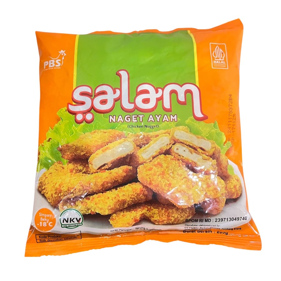 

Salam Chicken Nugget 250gr / Salam Naget Ayam 250gr