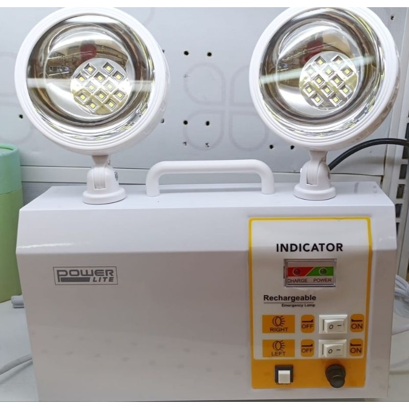 Krisbow Powerlite Lampu Darurat / Lampu emergency Twin Spot Led