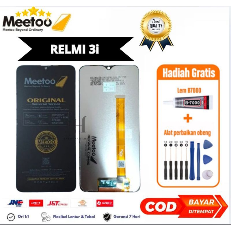 Lcd Touchscreen Relmi 3i Fulset Original Freelem obeng