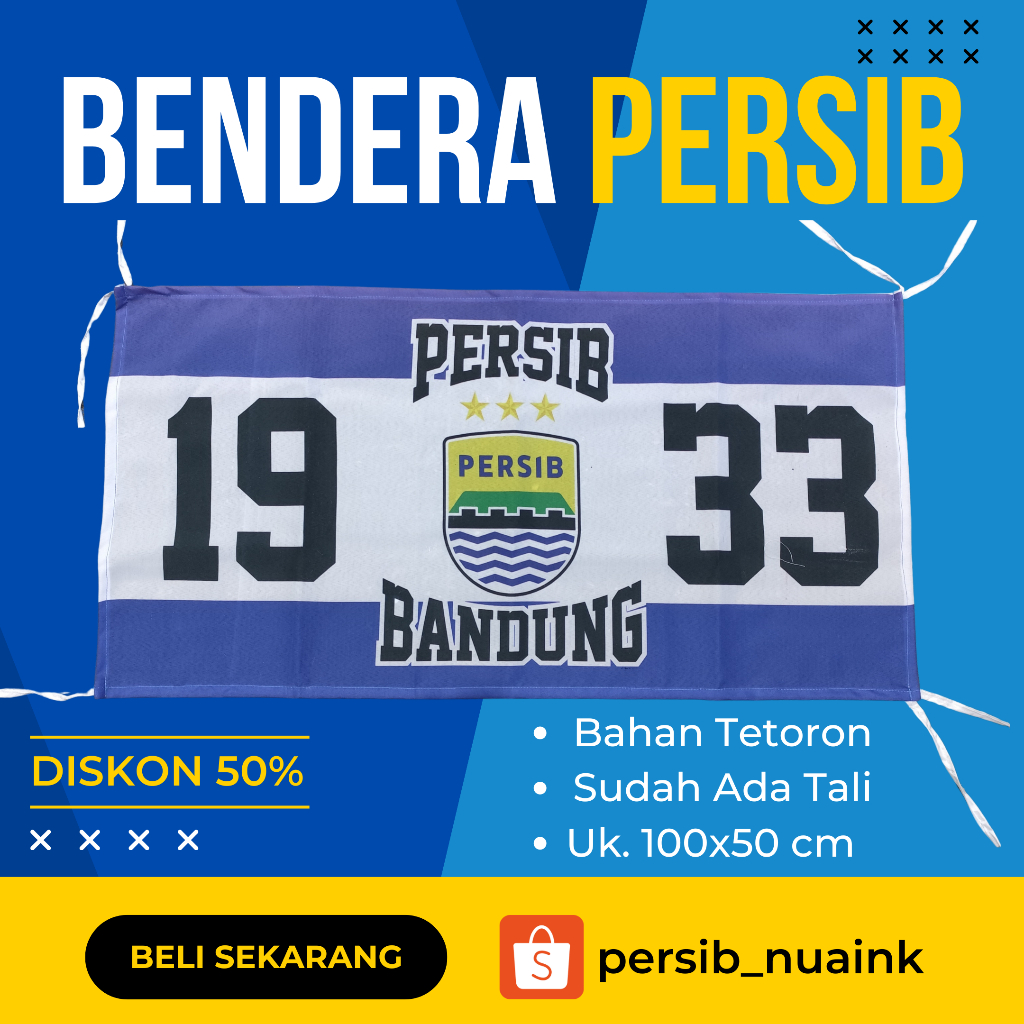 Persib Bandung Bendera Persib Bendera Viking Persib 1933