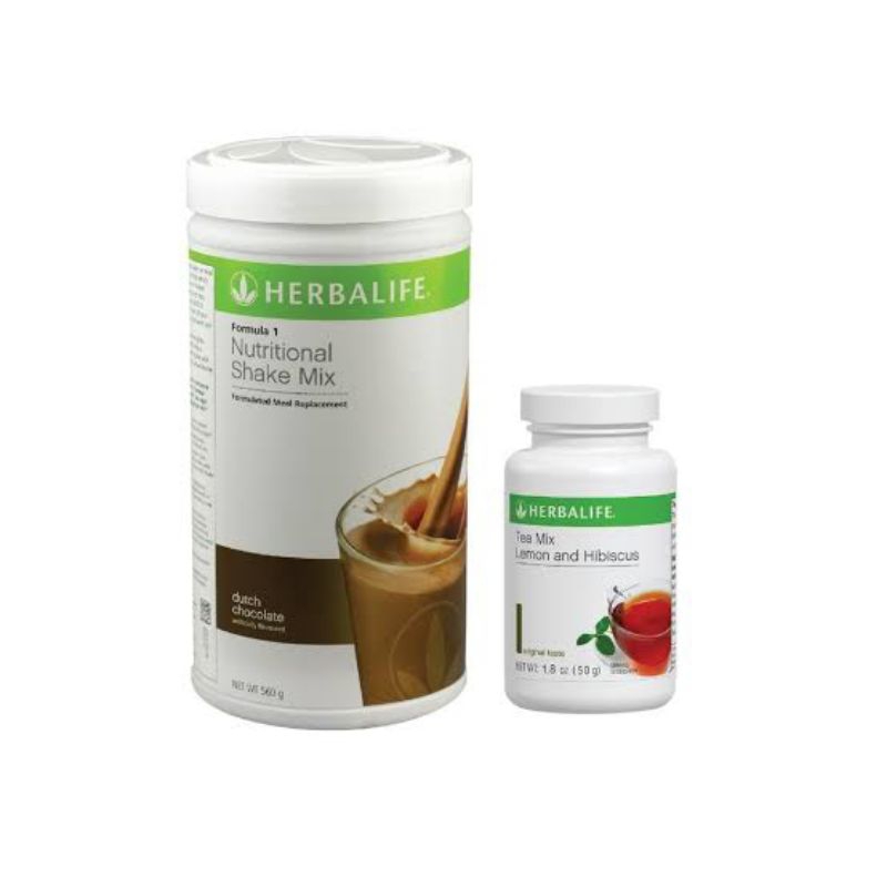 Paket Herbalife TEA+Shake Milk Susu 100% ORIGINAL