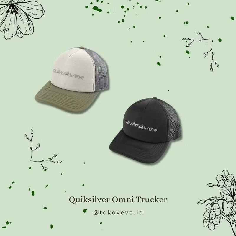 Topi Quiksilver Original | Quiksilver Omni Trucker