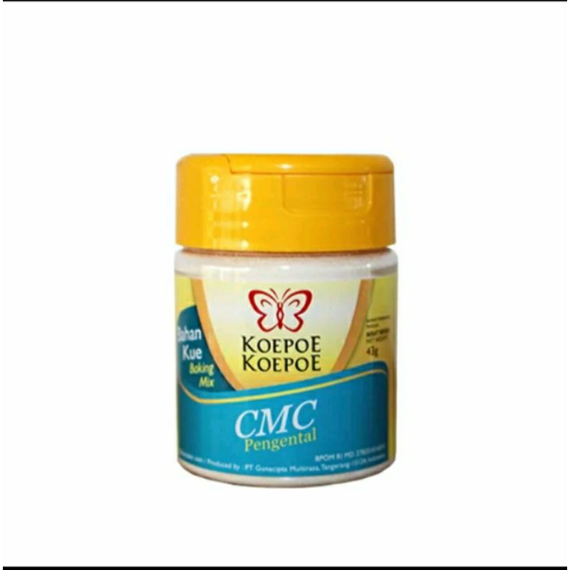 

CMC 43g koepoe / PENGENTAL MAKANAN/MINUMAN