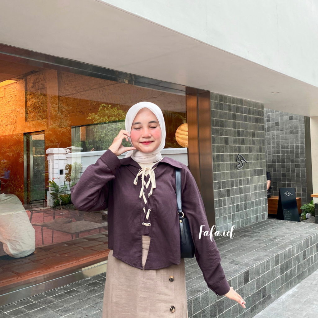 FAFA - IRISH OUTER TALI PITA // CROP OUTER RIBBON WANITA