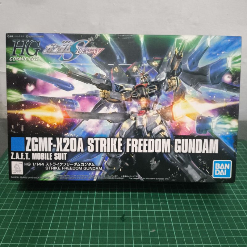 High Grade (HG) 1/144 ZGMF-X20A Strike Freedom Gundam Revive Bandai Original
