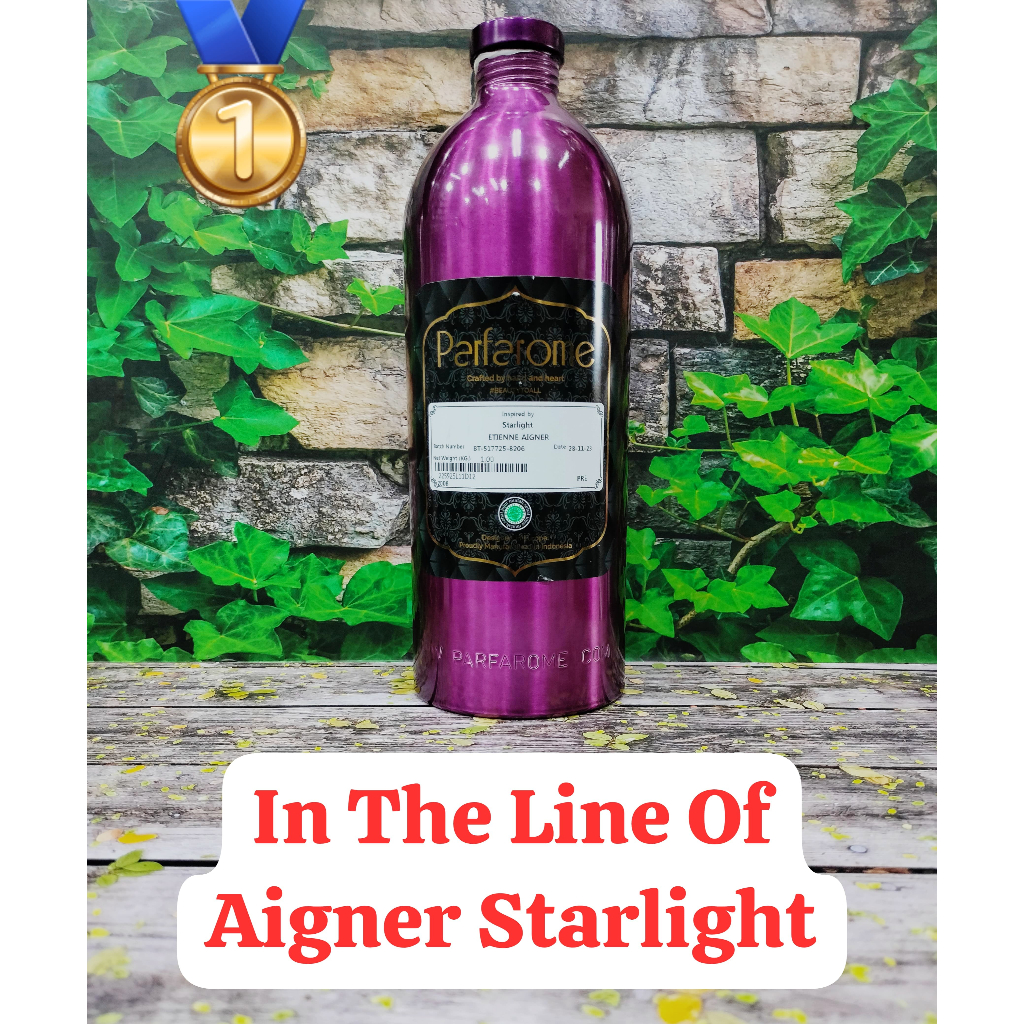 BIBIT PARFUM DARI PARFAROME PREMIUM (AIGNER STARLIGHT) KEMASAN SEGEL KALENG 1 KG (ORIGINAL)