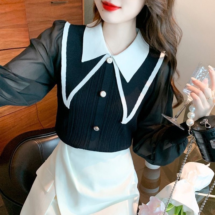 HCL Baju Wanita Import Neval - Atasan Rajut Wanita Kombinasi Terbaru