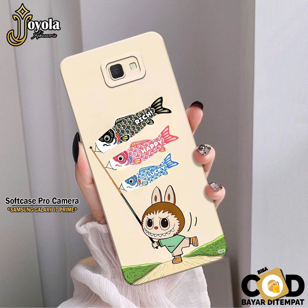 JOYOLA Case Samsung Galaxy J7 Prime Fashion Case Kartun Softcase Samsung Galaxy J7 Prime Pro Camera 