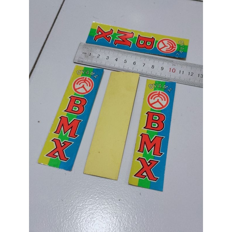 Decal sepeda sticker oyama bmx vintage taiwan osbmx oldschool bmx NOS seattube fork frame
