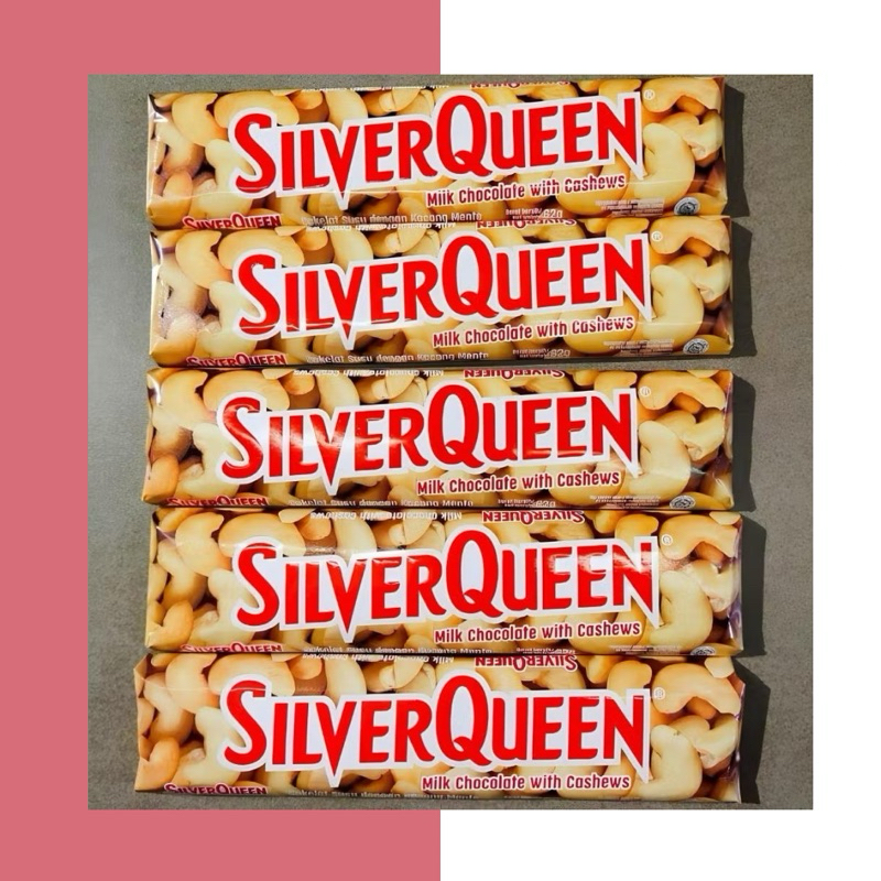 

1 Box isi 10 Pcs Cokelat Silverqueen Kacang Mede BRAND NEW 58 Gram/58 Gr/58Gram Box